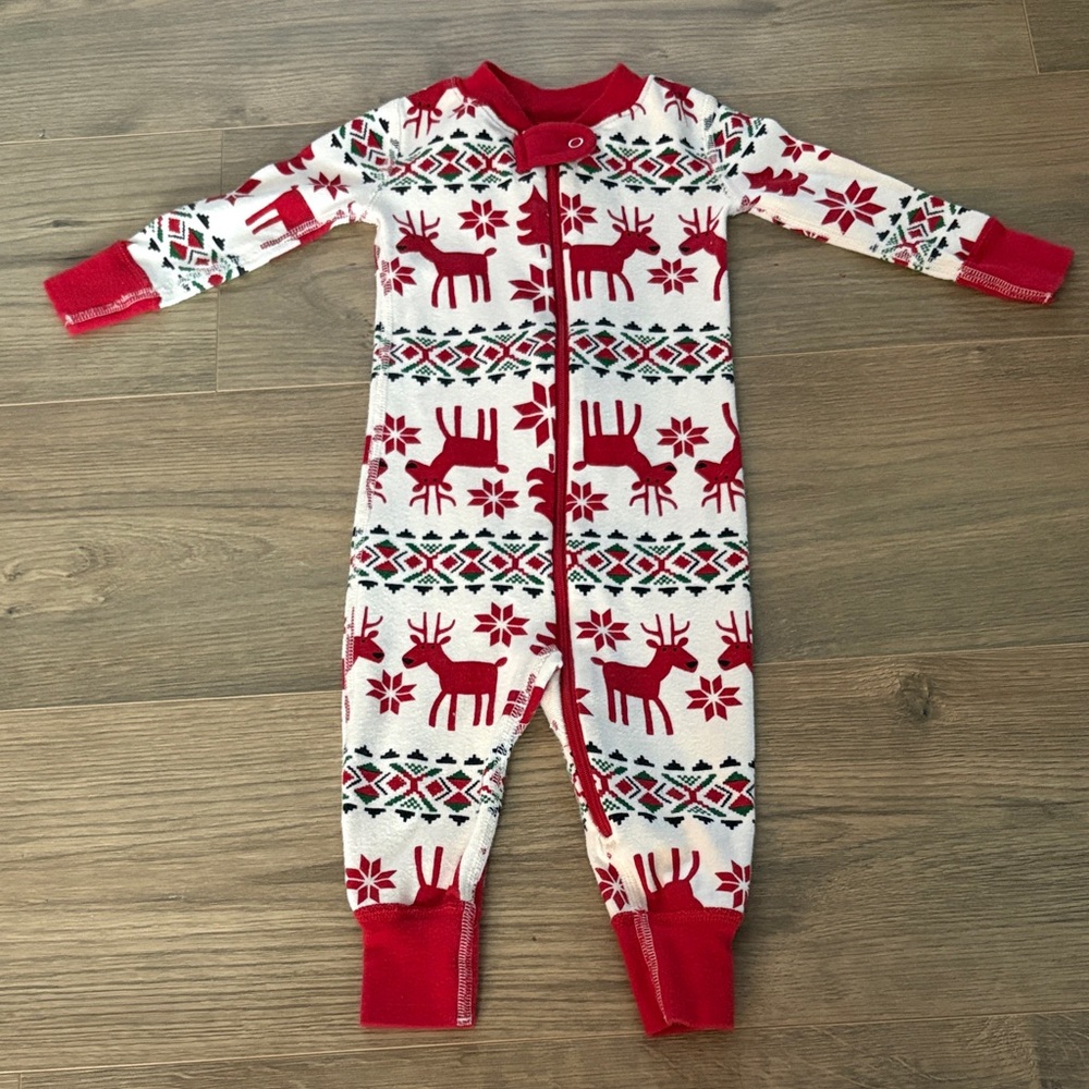Hanna Andersson Christmas winter sleeper 6-12 months
